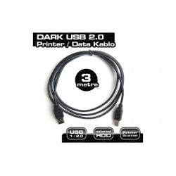 DARK DK-CB-USB2PRNL300 3MT  USB 2.0 YAZICI KABLOSU